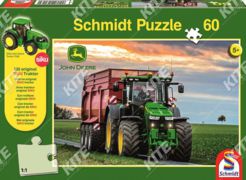 Puzzle John Deere 8370R + tractor mic Siku