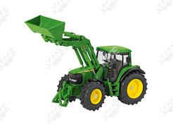 John Deere 6820 traktor homlokrakodóval