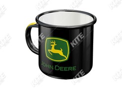 John Deere Enamel mug