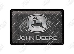 Placă metalică John Deere